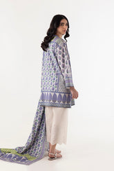 Stitched Printed Linen Dupatta